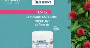 100 Masque capillaire Fortifiant au Ricin bio Natessance à tester