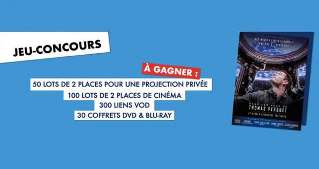 200 places de cinéma pour le film Dans les yeux de Thomas Pesquet