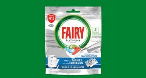 221800 échantillons de 3 capsules pour lave-vaisselle Fairy Platinum Plus