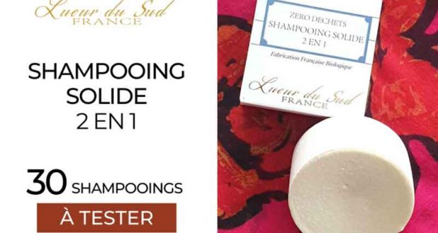 30 Shampooing solide Lueur du Sud à tester