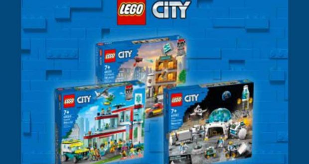350 boîtes de jouets LEGO offertes
