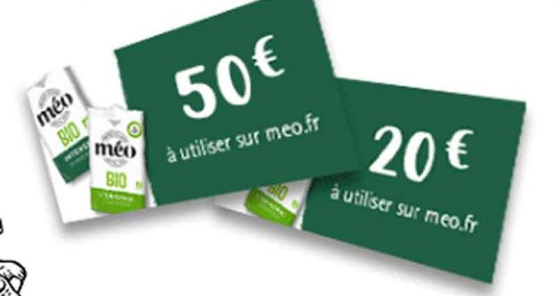 45 bons d'achat café Méo offerts