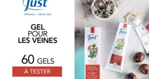 60 Gel pour les Veines Just France à tester