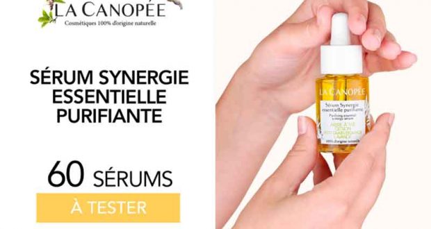 60 Sérums synergie essentielle purifiante de La Canopée à tester