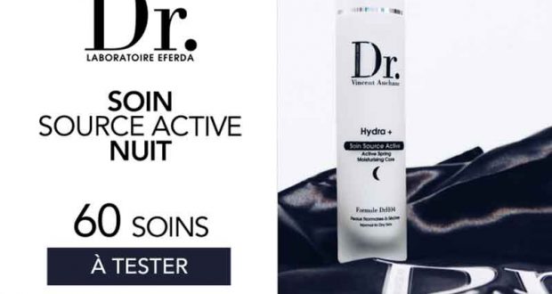 60 Soins Source Active Nuit Eferda à tester