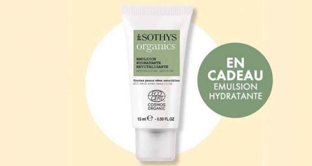 ELLE magazine une crème hydratante Sothys en cadeau