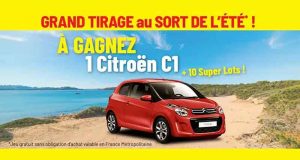 Gagnez une voiture Citroën C1 (valeur 14388 €)