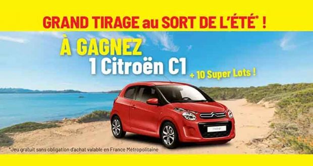 Gagnez une voiture Citroën C1 (valeur 14388 €)