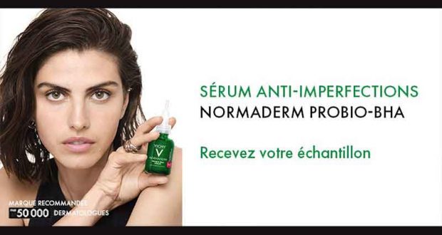 Échantillons gratuits du sérum Normaderm de Vichy