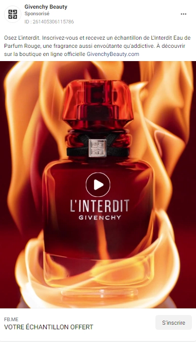 parfum Rouge L’interdit de Givenchy