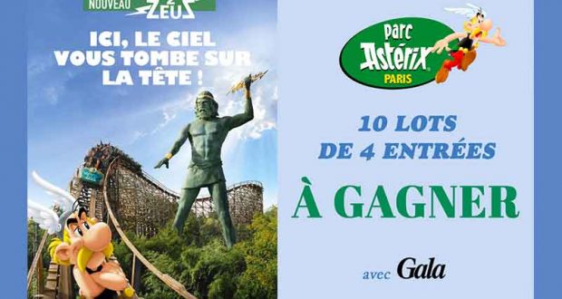 10 x 4 entrées pour le Parc Astérix offertes