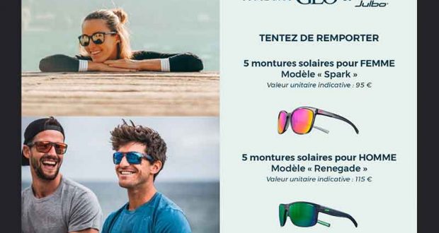 10 paires de lunettes de soleil Julbo offertes