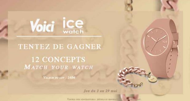 12 coffrets Ice Watch bijou + montre offferts