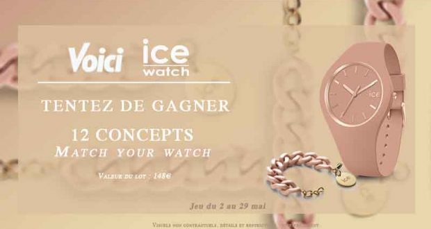 12 coffrets Ice Watch bijou + montre offferts