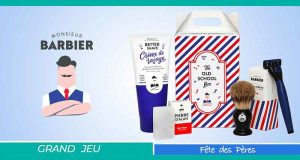 24 coffrets de rasage Old School Monsieur Barbier offerts