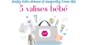 5 valises de produits de soins bébé offertes