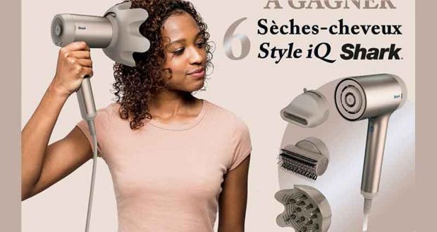 6 sèche-cheveux Shark offerts (Valeur unitaire 249 €)