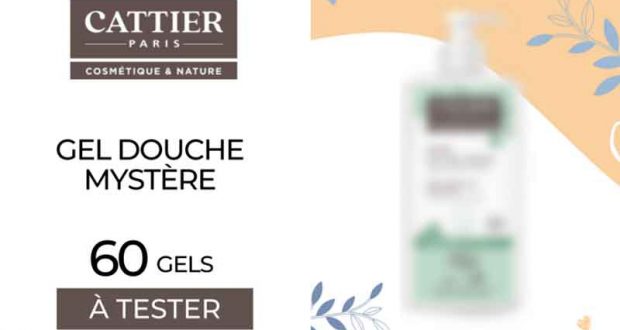 60 Gel douche mystère Cattier à tester