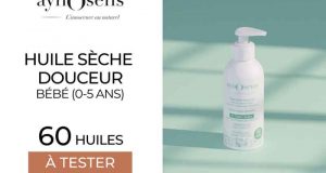 60 Huile sèche Douceur bébé Aynosens à tester