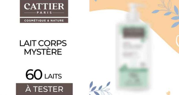 60 Lait Corps Mystère Cattier à tester