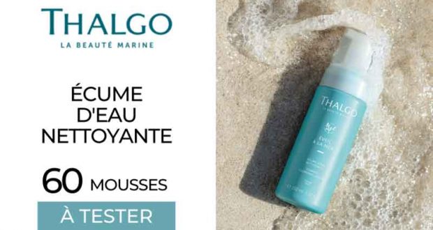 60 Écume d'Eau Nettoyante Thalgo à tester