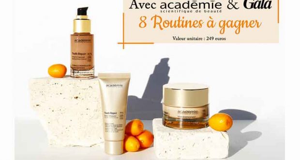 8 routines de 3 soins d’Académie Scientifique de beauté offertes