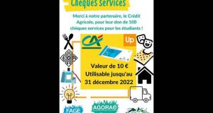 Distribution gratuite de 100 chèques services d'une valeur de 10€