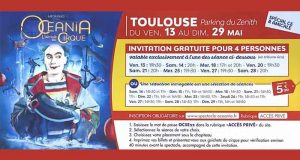 Invitations gratuites pour le Spectacle Oceania