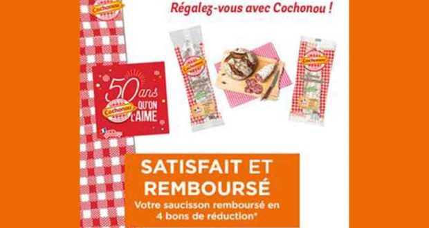 Saucisson Cochonou 100% Remboursé