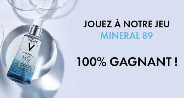 Échantillons Mineral 89 booster quotidien fortifiant et repulpant Vichy
