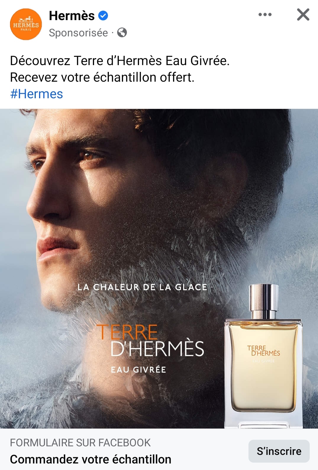 parfums Terre d’Hermès Eau Givrée