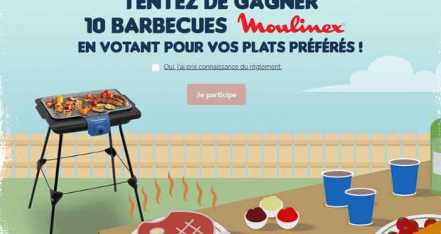10 barbecues Moulinex offerts