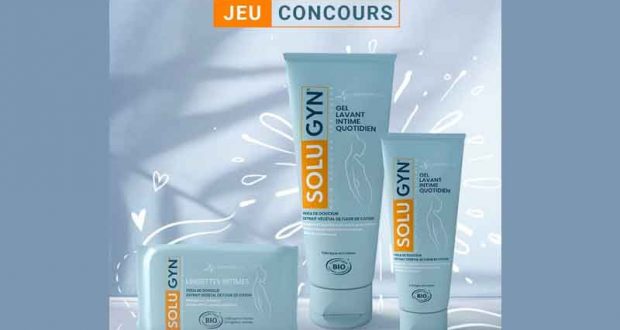 10 lots de 3 produits d'hygiène Solugyn offerts