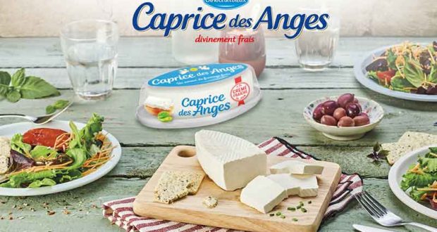 1100 boites de Fromage Caprice des Dieux à tester