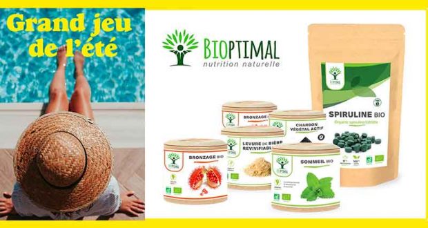 20 bons d'achat Bioptimal de 50 euros offerts