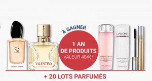 20 coffrets parfumés offerts
