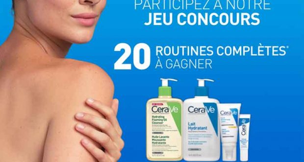 20 routines de 4 soins Cerave offertes