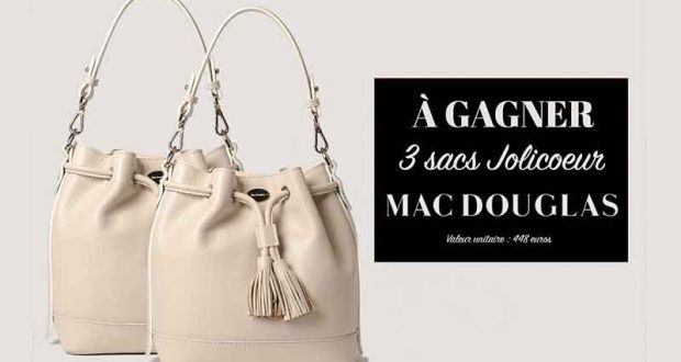 3 sacs à main Jolicoeur buni Mac Douglas offerts