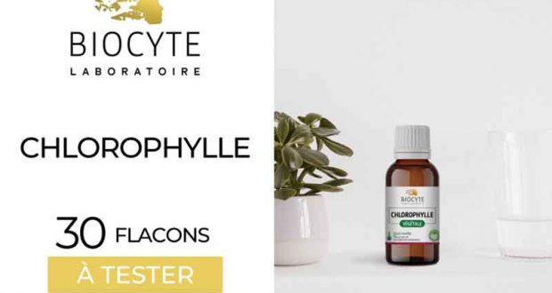 30 CHLOROPHYLLE Biocyte à tester