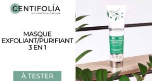 30 Masque Exfoliant 3 en 1 Centifolia à tester