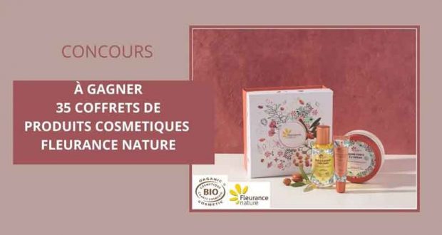 35 coffrets de 3 produits de soins Fleurance Nature offerts