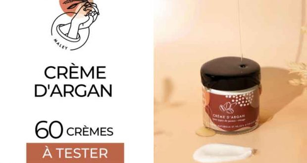 60 Crème d'Argan Maley à tester