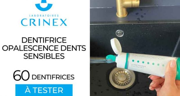 60 Dentifrice Opalescence Crinex à tester