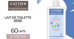 60 Lait de toilette bébé visage & corps Cattier à tester