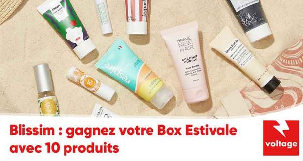 Box de 10 produits de soins offerte