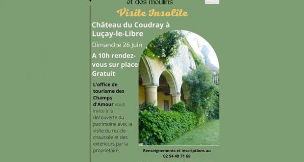 Visite guidée et gratuite du château de Coudray