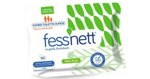 Échantillons gratuits de papier toilette humide Fess’nett