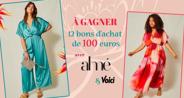 12 bons d'achat Almé de 100 euros offerts