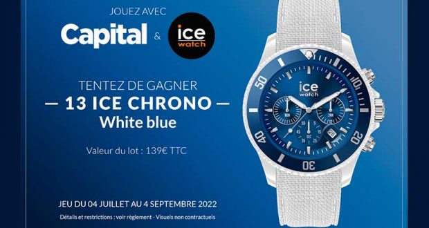 13 montres Ice-Watch de la collection ICE chrono offertes