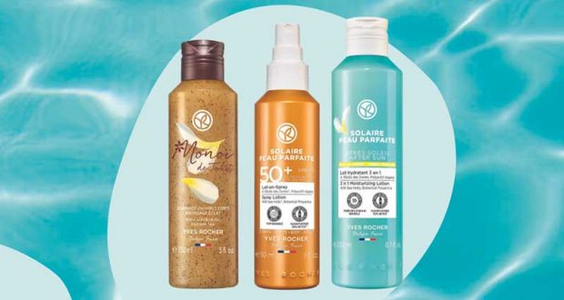 5 lots de 3 produits solaires Yves Rocher offerts